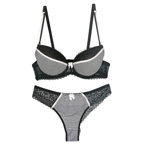DaiNaFang Push Up Women Bras Set for Big Boops Sexy Lace Underwear Panties BCDE Cup Ladies Plus Size French Female Lingerie