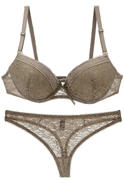 "Young Sleeve" Push-Up-Bh mit Slip