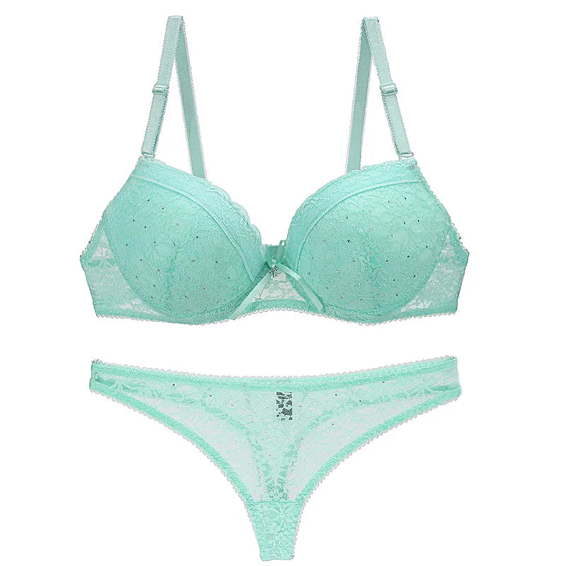 "Young Sleeve" Push-Up-Bh mit Slip