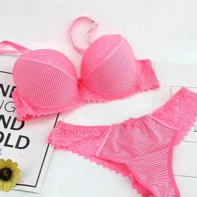 DaiNaFang Push Up Women Bras Set for Big Boops Sexy Lace Underwear Panties BCDE Cup Ladies Plus Size French Female Lingerie