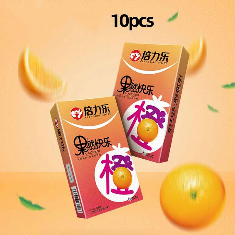 12/10pcs Fruit Ultra Thin Condoms Intimate Goods Sex Products Toys for Adults 18 Penis Sleeve Long-Lasting Sex Toys for Men